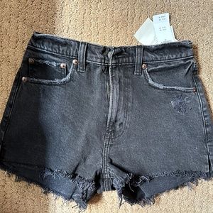High rise mom shorts